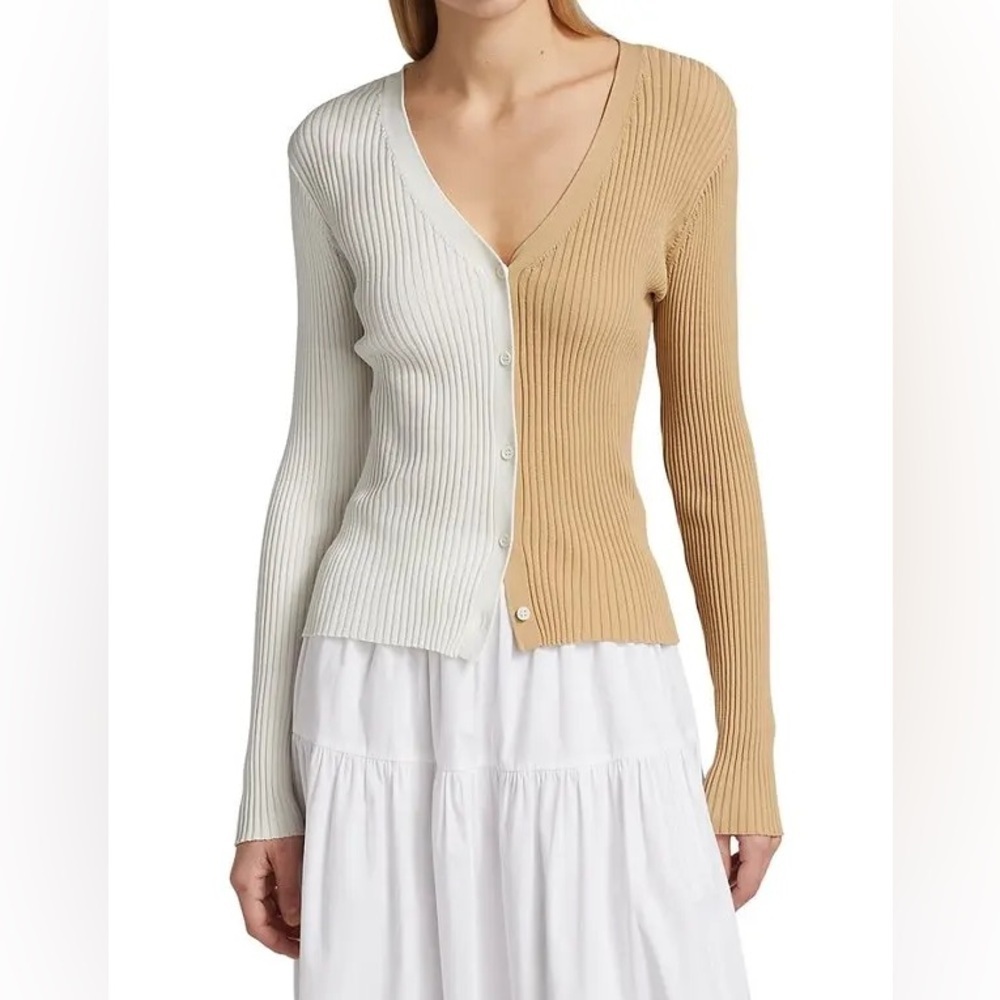 Staud Cargo Colorblock Cardigan